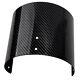 Carbon Fiber Style Air Intake Filter Heat Shield Cover 2.5-3.5 Black Universal