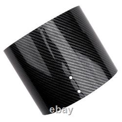 Carbon Fiber Style Cold Air Intake Filter Cone Cover Heat Shield Universal Acc