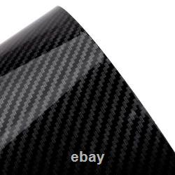 Carbon Fiber Style Cold Air Intake Filter Cone Cover Heat Shield Universal Acc