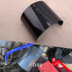 Carbon Fiber Style Cold Air Intake Filter Cone Cover Heat Shield Universal New