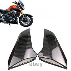 Carbon Fiber Tank Side Fairing Air Intake Cover For 2013-2016 Yamaha MT-09 FZ09
