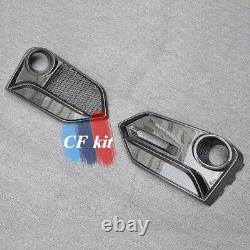 Carbon Fiber Type-r For Honda CIVIC Fk8 Front Fog Light Cover Air Intake Grille