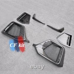 Carbon Fiber Type-r For Honda CIVIC Fk8 Rear Fog Light Cover Air Intake Grille