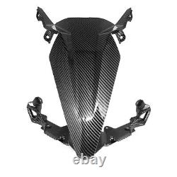 Carbon Fiber Upper Mid Nose Air Intake Ram Fairing For 2016-2018 HONDA CBR500R