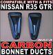 Carbon Fibre Bonnet Air Intake Naca Ducts Set Fits Nissan R35 Gtr