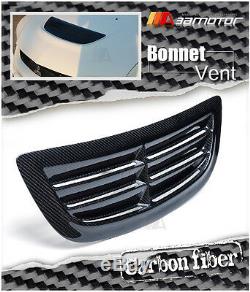 Carbon Fibre Bonnet Scoop Hood Air Vent Intake for Mitsubishi Evolution EVO 8 9