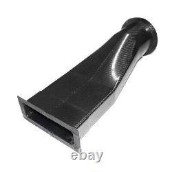 Carbon Fibre Rectangular Air Intake Duct 140mm x 40mm to 75mm/3 Outlet