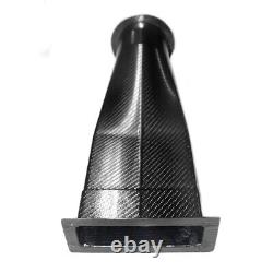 Carbon Fibre Rectangular Air Intake Duct 140mm x 40mm to 75mm/3 Outlet