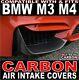 Carbon Front Air Intake Covers Canards Flaps Splitters Fits Bmw M3 M4 F80 F82