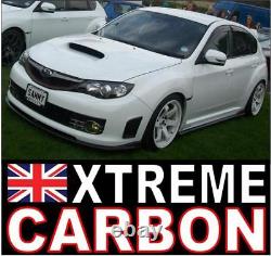 Carbon Front Bumper Vents Air Intakes FOR Subaru Impreza GRB STI Hatchback 08+