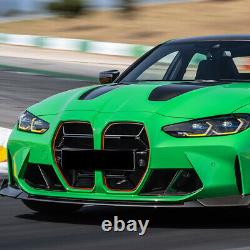 Carbon Look Front Bumper Side Air Vent Grille Cover For BMW G80 M3 G82 M4 2021+