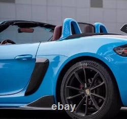 Carbon Side Air Scoop Vents Intake for GT4 Style Porsche 981 Cayman 2013-2016