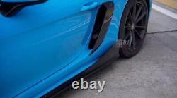 Carbon Side Air Scoop Vents Intake for GT4 Style Porsche 981 Cayman 2013-2016