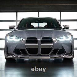 Carbon Style For BMW G80 M3 G82 M4 21-24 Front Bumper Side Air Vent Grille Cover