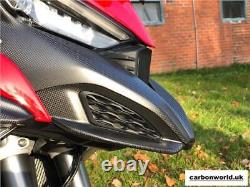 Carbonworld Nose Fairing Air Intake Set For Ducati Multistrada V4 In Matt Plain