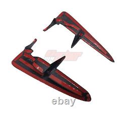 Civic FL5 Carbon Fibre Front Air Intake Vent Covers HONDA TYPE R Fiber 2023+