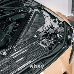 Dry CARBON FIBER Engine Radiator Cold Air Intake Cover For BMW G80 M3 G82 G83 M4