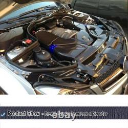 Dry Carbon Fiber Air Filter Intake Engine Cover System For Mercedes W204 C63