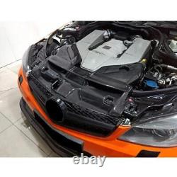 Dry Carbon Fiber Air Filter Intake Engine Cover System For Mercedes W204 C63