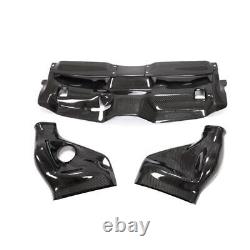 Dry Carbon Fiber Air Filter Intake Engine Cover System For Mercedes W204 C63
