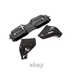 Dry Carbon Fiber Air Filter Intake Engine Cover System For Mercedes W204 C63