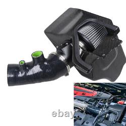 Dry Carbon Fiber Air Intake Filter Induction For Honda Civic Type R 2017-2021