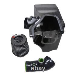 Dry Carbon Fiber Air Intake Filter Induction For Honda Civic Type R 2017-2021