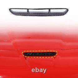 Dry Carbon Fiber Hood Intake Vent Frame Cover Trim For Corvette C6 2005-2013