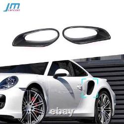 Dry Carbon Fiber Side Fender Air Intake Vents Car Styling for Porsche 911 14-16