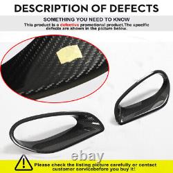 Dry Carbon Side Air Intake Vent Cover For Porsche 911 991 Turbo S 2-Door 2014-16