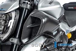 Ducati Diavel V4 2023 23 Ilmberger Matt Carbon Fibre Air Intake Duct Scoops Set