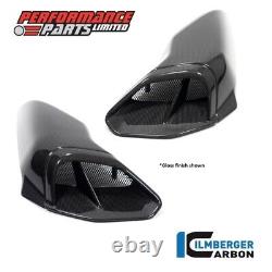 Ducati Diavel V4 2023 23 Ilmberger Matt Carbon Fibre Air Intake Duct Scoops Set