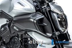 Ducati Diavel V4 2023 23 Ilmberger Matt Carbon Fibre Air Intake Duct Scoops Set