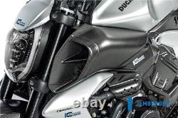 Ducati Diavel V4 2023 23 Ilmberger Matt Carbon Fibre Air Intake Duct Scoops Set