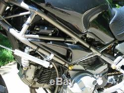 Ducati Monster M 900 750 600 400 Intake Air Ram Vent Panel Covers Carbon Fiber