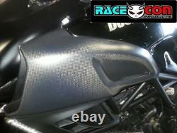 Ducati diavel carbon fibre air intake covers glos finish 2011 12 13 14 15 16 7