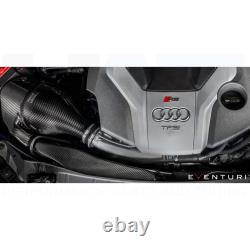 Eventuri Audi RS4 RS5 B9 BLK Carbon Fibre Intake Induction Kit + Secondary Duct