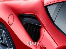Ferrari F8 Carbon fibre air intake splitters. Genuine Accessories