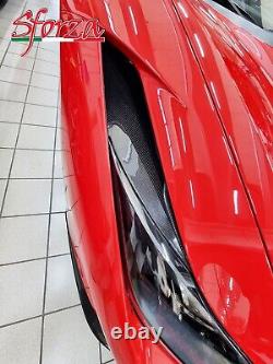 Ferrari F8 front fenders carbon fibre air intakes buckets Tributo Spider