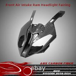 Fit For BMW S1000RR 09-14 Carbon Fiber Front Air Intake Ram Headlight Fairing