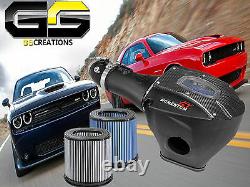 Fits Challenger Charger SRT Hellcat AFE Cold Air Intake System with Carbon Fiber