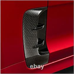Fits Kia stinger 2018-23 Real Carbon Side Wing Air Vent Fender Intake Cover Trim