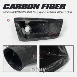 For 14-18 Honda JAZZ Fit GK5 TK Type Carbon Fiber Front Bumper Air Intake Ducts