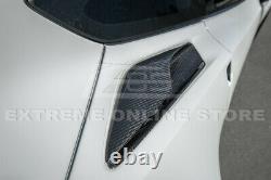 For 14-19 Corvette C7 Z06 Factory Style Carbon Fiber Rear Quarter Intake Vents
