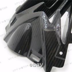 For 15-17 BMW S1000RR Upper Center Nose Air Intake Ram Fairing REAL Carbon Fiber