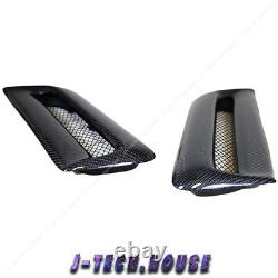 For 2008-13 Mitsubishi EVO X EVO 10 Carbon Fiber Engine Side Intake Vent Covers