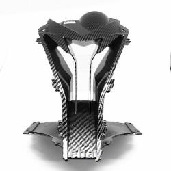 For BMW 2015-2019 S1000RR Carbon Fiber Upper Center Nose Air Intake Ram Fairing