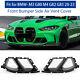 For Bmw G80 M3 G82 M4 Front Bumper Side Air Vent Grille Cover Carbon Look 21-24