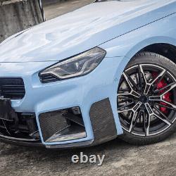 For BMW M2 G87 Coupe 2022UP REAL CARBON Front Air Vent Intake Duct Inserts Cover