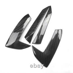 For CORVETTE C8 Carbon Fiber Black Engine Intake Side Vents Door Garnish Pair